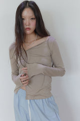 ダイアゴナルアンバランスドTシャツ / Oz Diagonal Unbalanced T (3 colors)