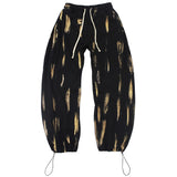bleach side tuck string sweat pants