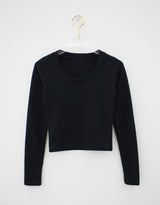 レイズドUネックTシャツ/Raised U-neck T-shirt (5color)