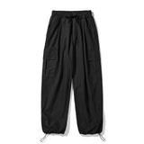 ナイロン2WAYワイドカーブフィットカーゴパンツ / NYLON 2WAY WIDE CURVE FIT CARGO PANTS BLACK