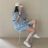 [Bellide made/Short, Long] キャンディ半袖シャツドレス
