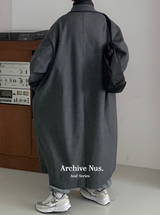 Nus. ウールグレーコート