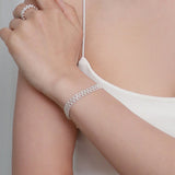 シルバーフルールブレスレット / silver fleur bracelet (vermeil)