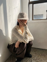 オープンハイネックTシャツ
