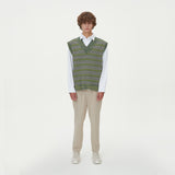 ETHNIC JAQUARD KNIT VEST_GREEN (6610828198006)