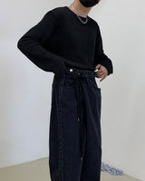 ベルベット ニット Tシャツ / DA Velvet Knit T-shirt (2 colors)