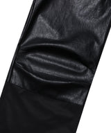  FAUX LEATHER WIDE PANTS_BLACK