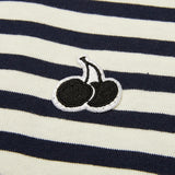 モノチェリーストライプTシャツ / MONO CHERRY STRIPE T-SHIRT [NAVY]