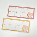 Weekly memo pad (2 type / 100 sheet) (6695823179894)