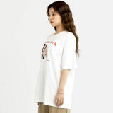 K プリントショートスリーブTシャツ / K PRINTING SHORT-SLEEVED T-WHITE