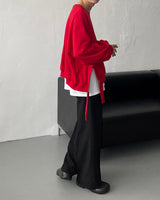 サイドスリットスウェットシャツ / NB Side slit sweatshirt (2 colors)