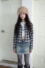 ラバークロップチェックシャツ / Rubber Crop Check NB (2 colors)