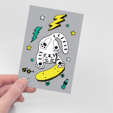SKATE TIGER POST CARD (6538540220534)