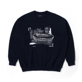HOMETOWN STADIUM SWEAT SHIRTS - NAVY (6678693380214)