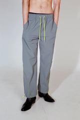 アシッドクロスラインナイロンジョガーパンツ / Acid Cross Line Nylon Jogger Pants (4577136672886)