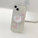 Pink - Blur Butterfly Magsafe Phone Case Bead Tok Set