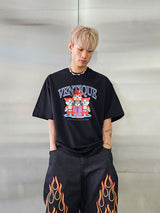 スリーキャットマスケッターズTシャツ/VENTIQUE Three Cat Musketeers T-shirt 5color