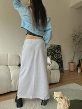 ピンタックドロングスカート / Pin-tucked Long Skirt (3color)