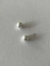 [92.5silver]コットンパールピアス
