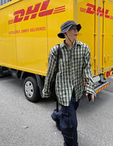 No.0320 needle check SHIRT