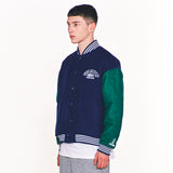 ウェア―ドピクニックバーシティジャケット/WEIRD PICNIC VARSITY JACKET (NAVY)
