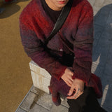 [Muffler set] ASCLO Palette Gra Mohair Cardigan (3color)