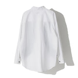 レクシオンカーブドジップオーバーシャツ / REXION CURVED ZIP-OVER SHIRT_WH