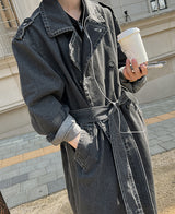 22ss denim trench coat (6694903709814)