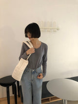 ミュートストレートデニム