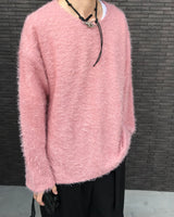 ヘアリーラウンドニットT