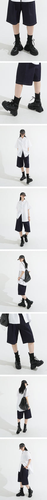 Rib Socks Strap Walker (7cm)