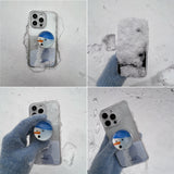 Picky snowman  half-circle phone grip (half-circle)