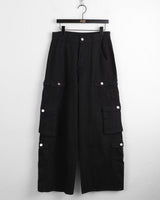 Doka Pocket Cargo Cotton Long Wide Pants