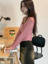 ビンテージデニムミニスカート