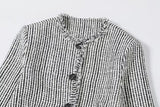 Attitude tweed short jacket