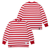 STRIPE LONG SLEEVES T-SHIRTS RED / BLACK (6550370680950)