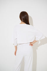 ハイファッションショートスリーブクロップTシャツ / TOP(9280) High Fashion Short Sleeve Crop Tee