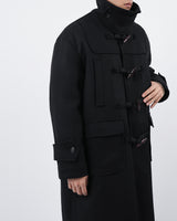 ウールダッフルインナコート/ーキルティングwool duffle inner quilting coat 3color