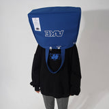 A LABEL CANVAS BAG (blue!)