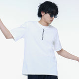 オーバーフィットロゴピンタックラインTシャツ / OVERFIT LOGO PINTUCK LINE T-SHIRTS (WH)