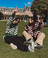 2WAYチェッカーボードカーディガン (3 color)