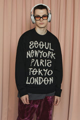 CITY ROUND KNIT / BLACK