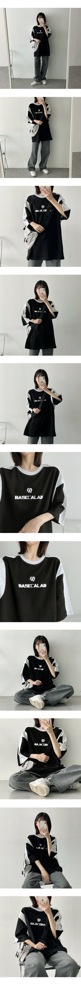 シカラップカラー半袖Tシャツ / Cica Wrap Color Short Sleeve Tee