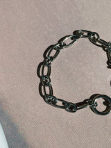 ASCLO Triple Ring Chain Bracelet (Silver) (6568776990838)