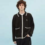 Line zipup cardigan (6686415519862)