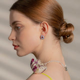 2022パントンドーナツマーブリングピアス/2022 Pantone Doughnut Marbling earring (LP)