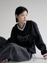 ピースナイロンスウェットシャツ / Piece Nylon Sweatshirt
