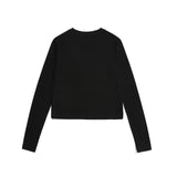 スタックスローガンロゴウォーマークロップ長袖Tシャツ / STACK SLOGAN LOGO WARMER CROP 3COLOR