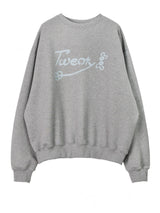 フローラルスウェットシャツ/FLORAL SWEATSHIRT