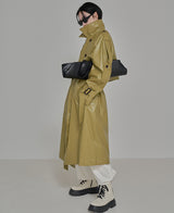 [自主製作] LUCAS leather trench coat 2 color (6678768746614)